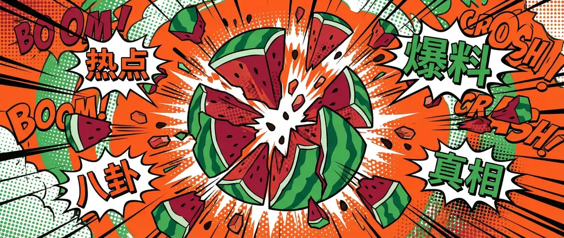 大象传媒 今日头瓜爆炸漫画横幅